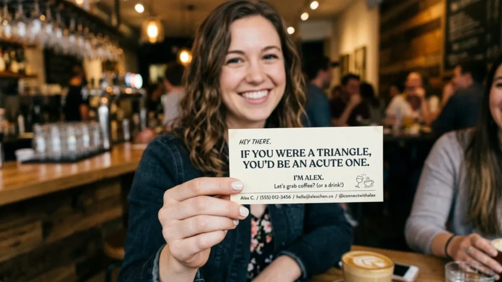 Best Pick Up Line Business Card