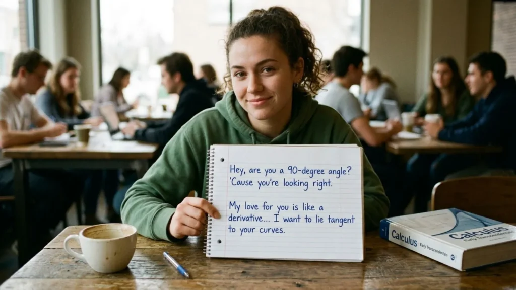 Bold and Confident Math Equation Pick Up Lines