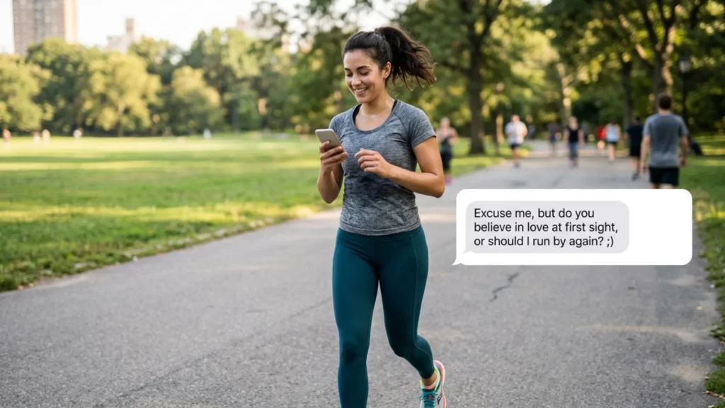 Bold and Confident Pick Up Lines Running