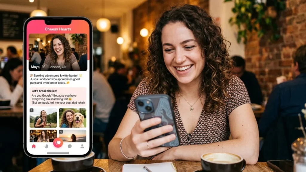 Cheesy and Playful Pick Up Line Dating App 