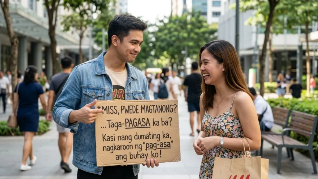 Clever and Unique Pick Up Line Tagalog Funny Ideas