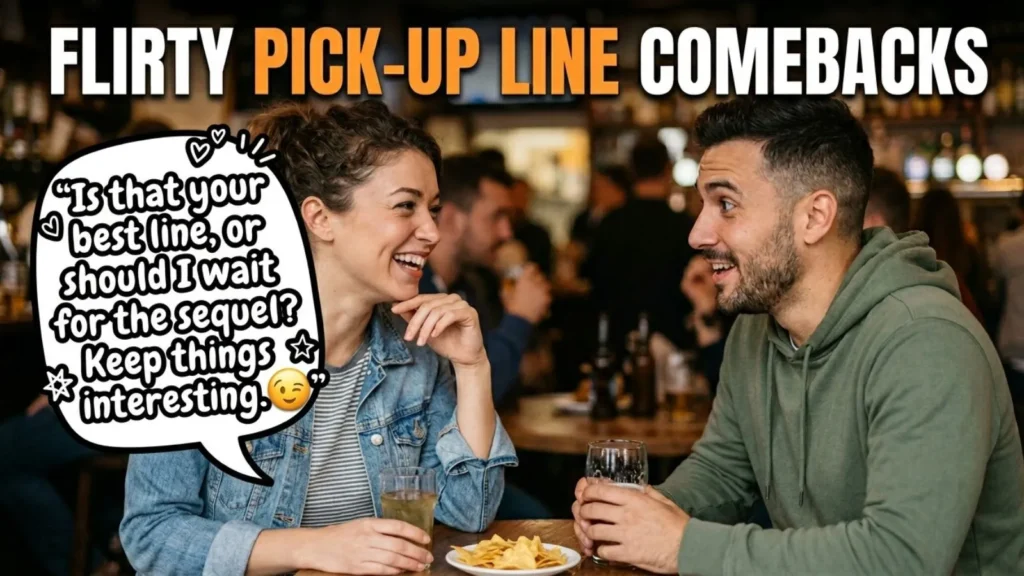 Flirty Pick Up Line Comebacks to Keep Things Interesting