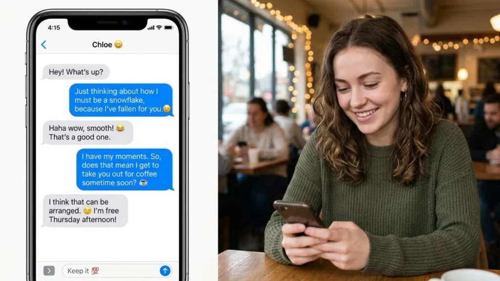 Flirty Pick Up Line Over Text Examples