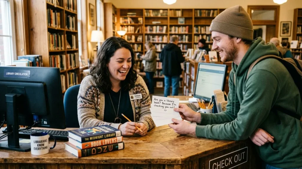 Funny Librarian Pick Up Lines 