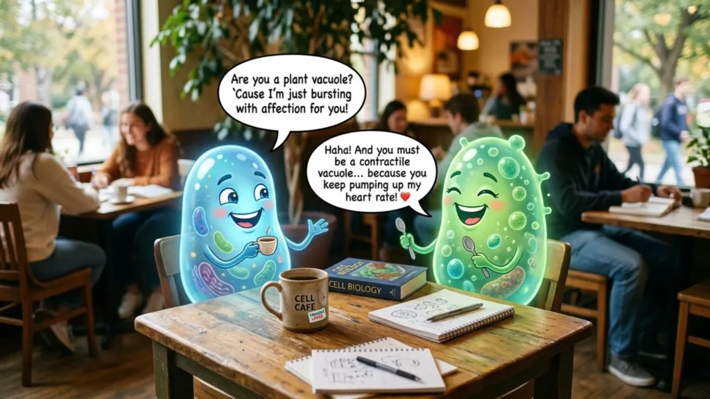 Funny Vacuole Pick Up Lines Light-Hearted Lines