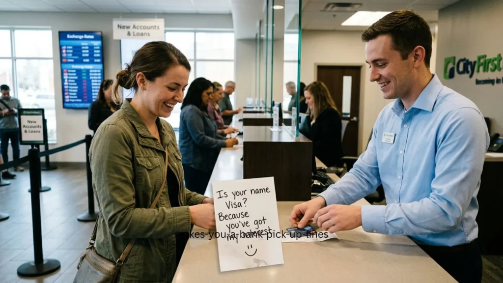 Makes You a Bank Pick Up Lines