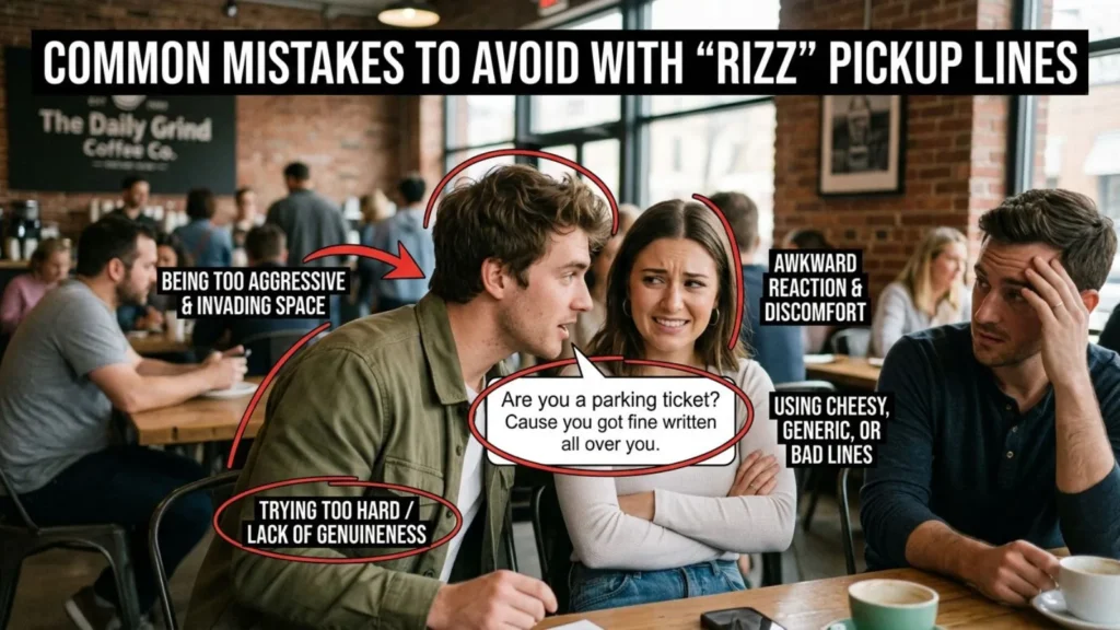 Common Mistakes to Avoid with Rizz Pickup Lines