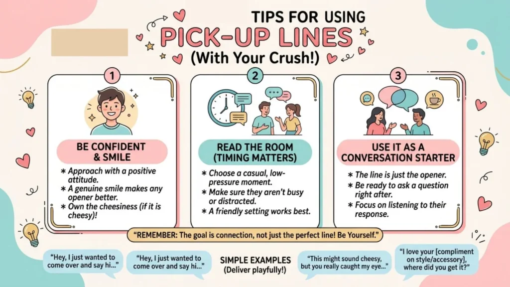 Best Crush Pick Up Lines Tips