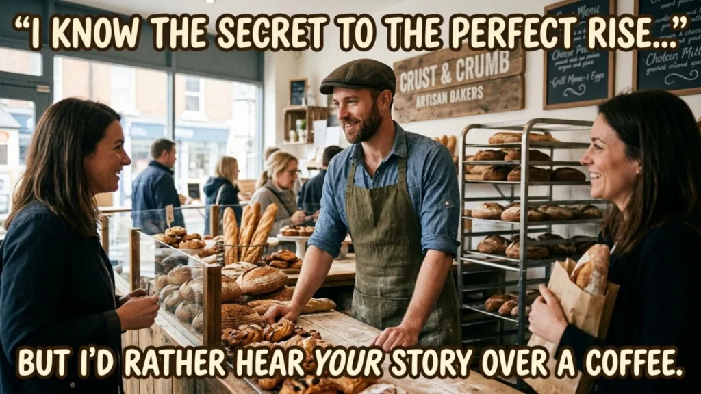 Bold and Confident Bread Bakery Pick Up Lines