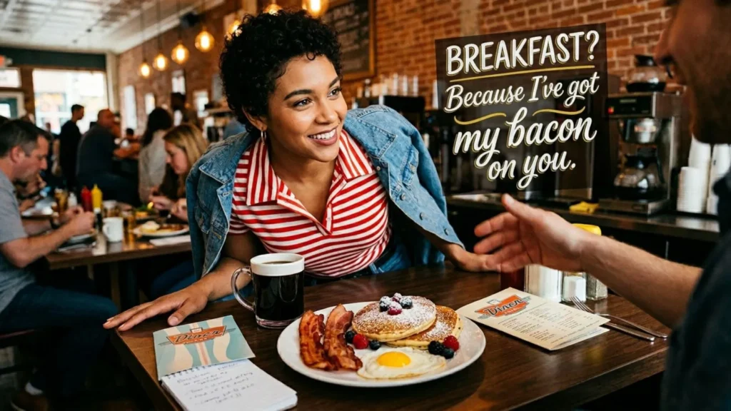 Bold & Confident Breakfast Pick Up Lines