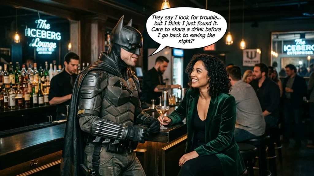 Bold Confident Batman Pick Up Lines