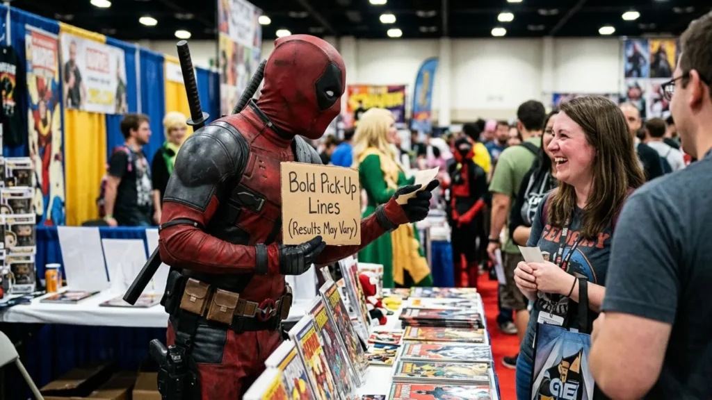 Bold Deadpool Pick Up Lines