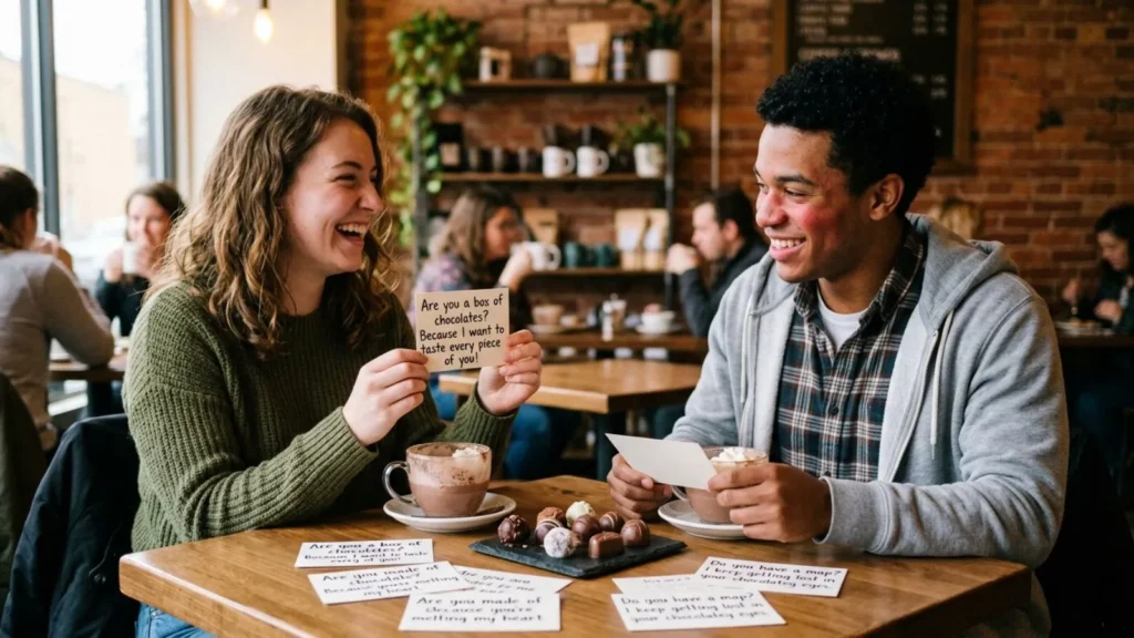 Cheesy Chocolate Pick Up Lines
