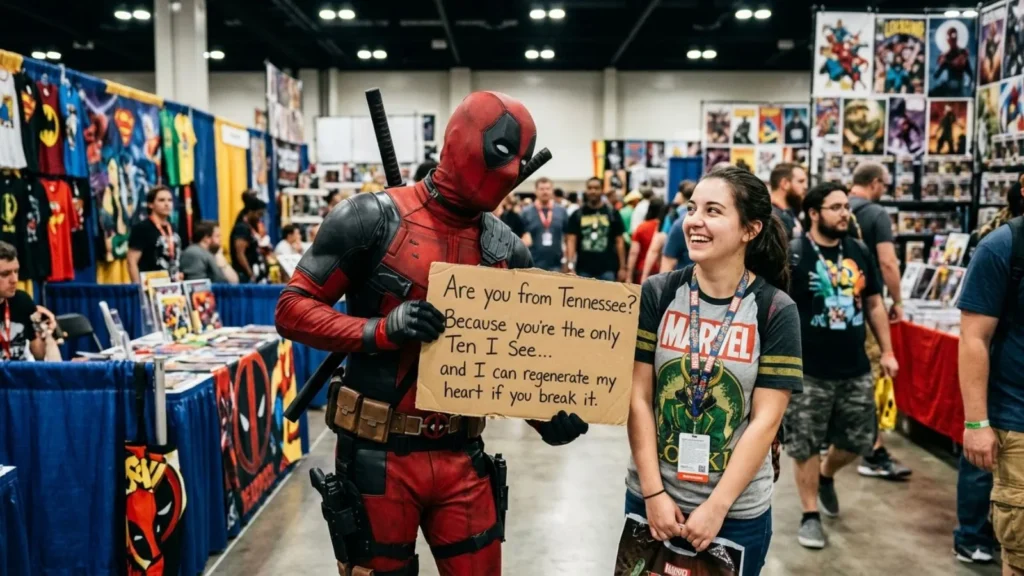 Cheesy Deadpool Pick Up Lines