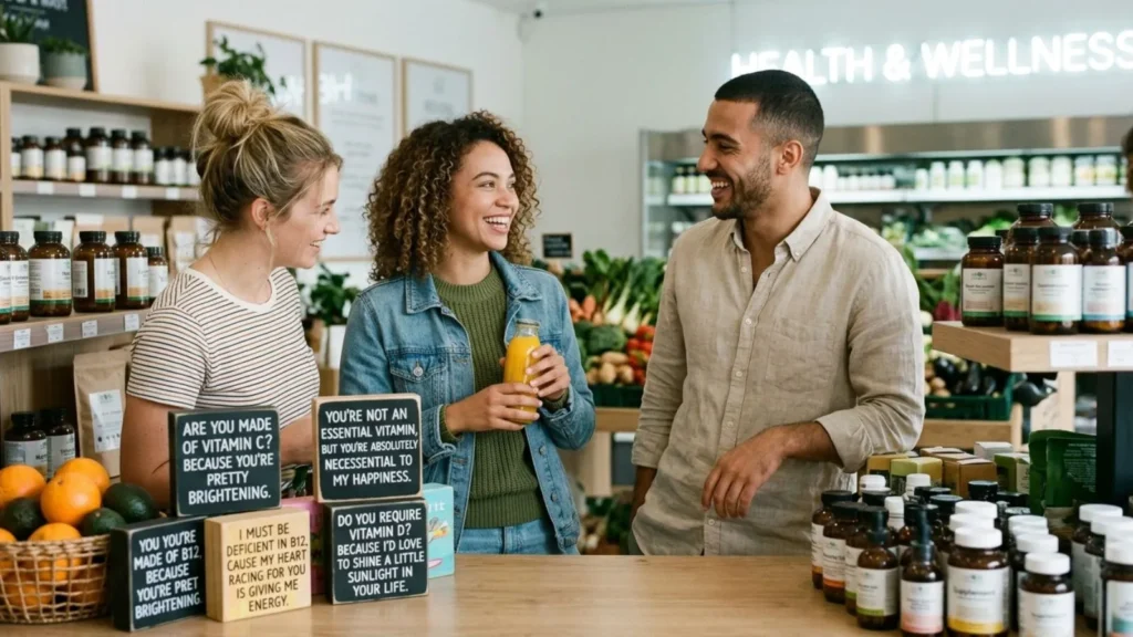 Clever and Unique Vitamin Pick Up Line Ideas