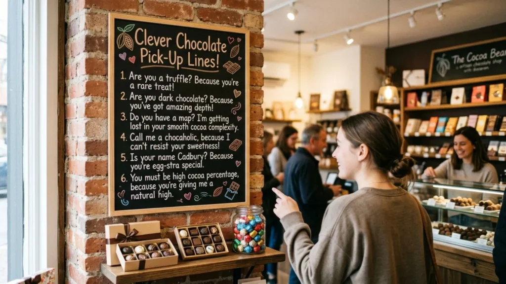 Clever Chocolate Pick Up Lines