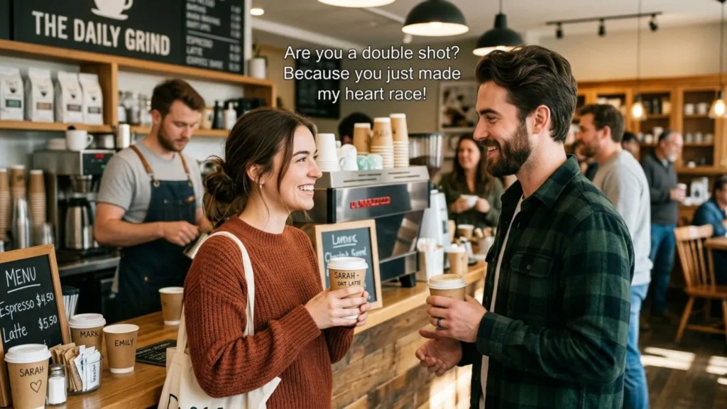 Clever Coffee Pickup Lines