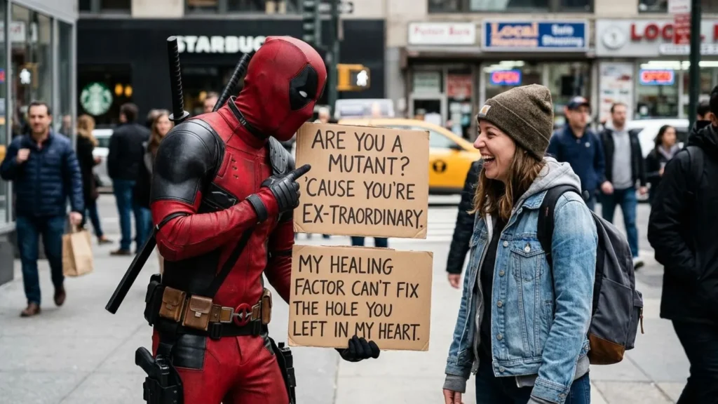 Clever Deadpool Pick Up Lines