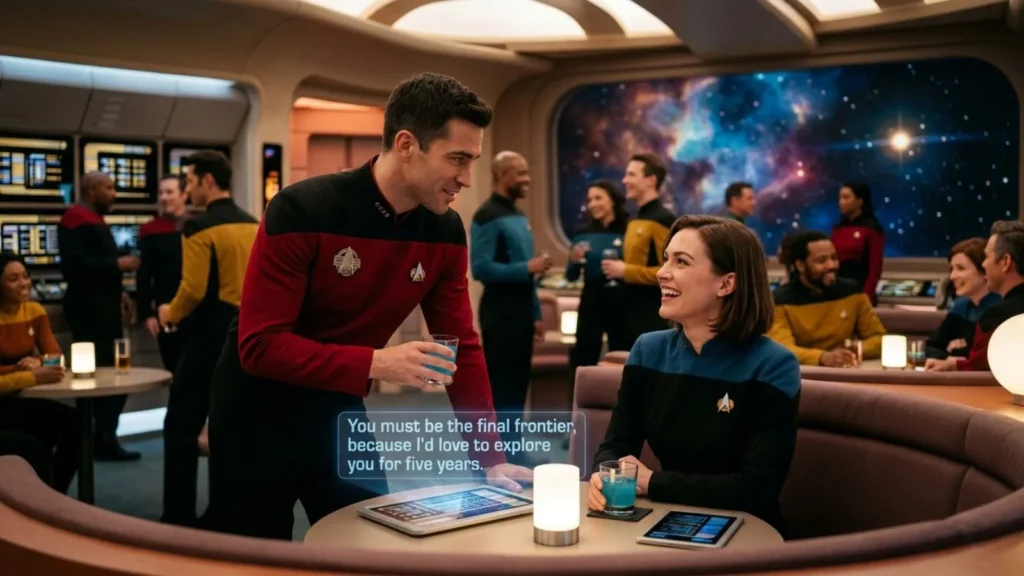 Confident Star Trek Pick Up Lines