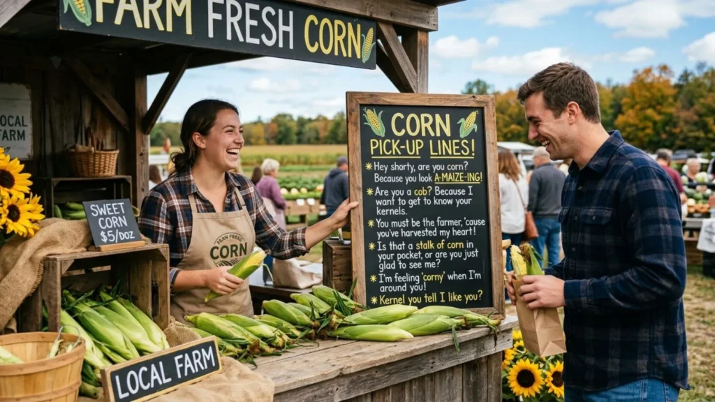 Funny Corn Pick Up Lines