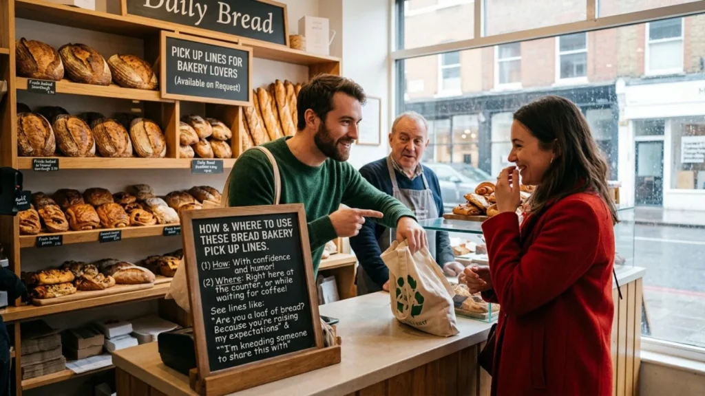 How and Where to Use These Bread Bakery Pick Up Lines