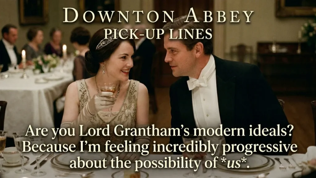 Unique Downton Abbey Pick Up Lines